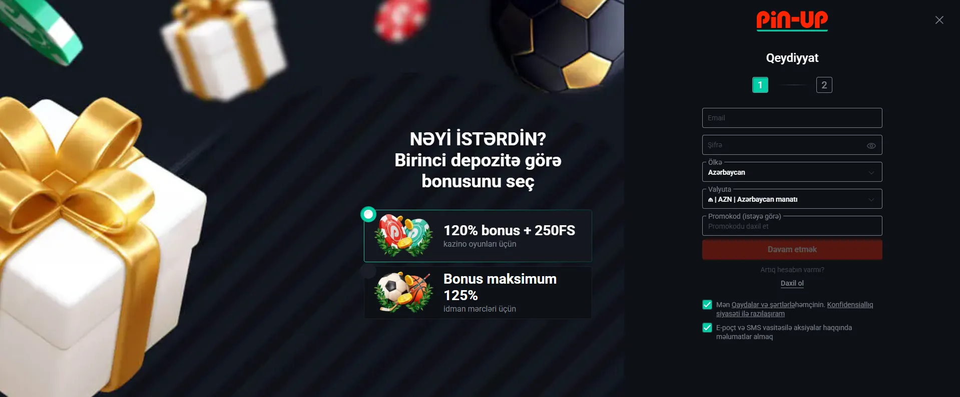 Pin Up Casino ilə böyük qazanclar əldə edin